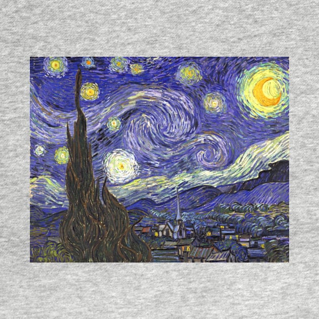 Starry Night by Vincent van Gogh by MasterpieceCafe